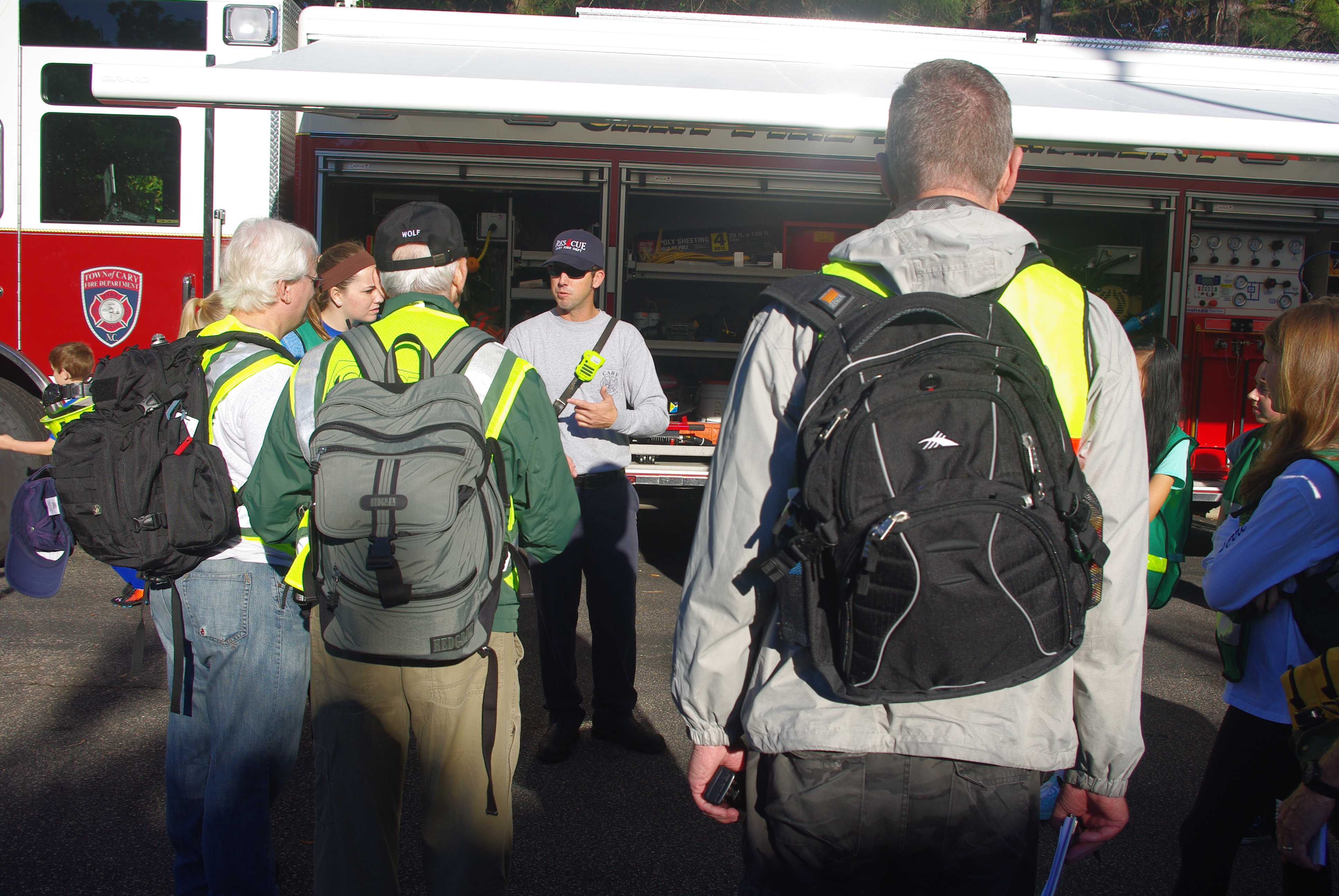 photo of a CERT training class